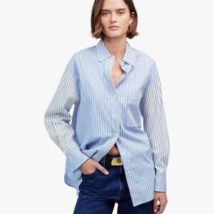 Madewell Light Blue Double Weave Shirt